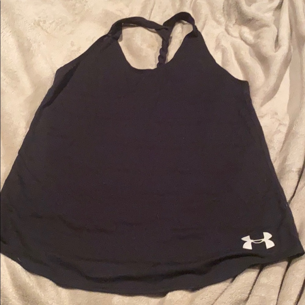 Black under armor workout tank